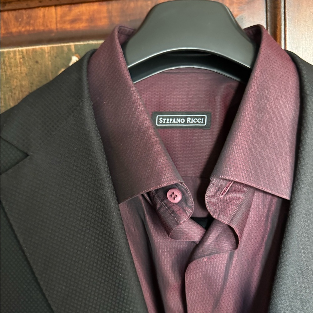 Size 52R jacket and shirt 17/43 Bought for an occasion that never happened!